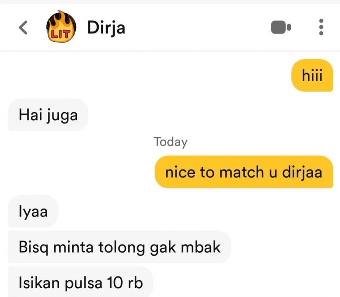 chat lucu saat PDKT bikin ngakak © 2023 brilio.net chat lucu saat PDKT bikin ngakak © 2023 brilio.net