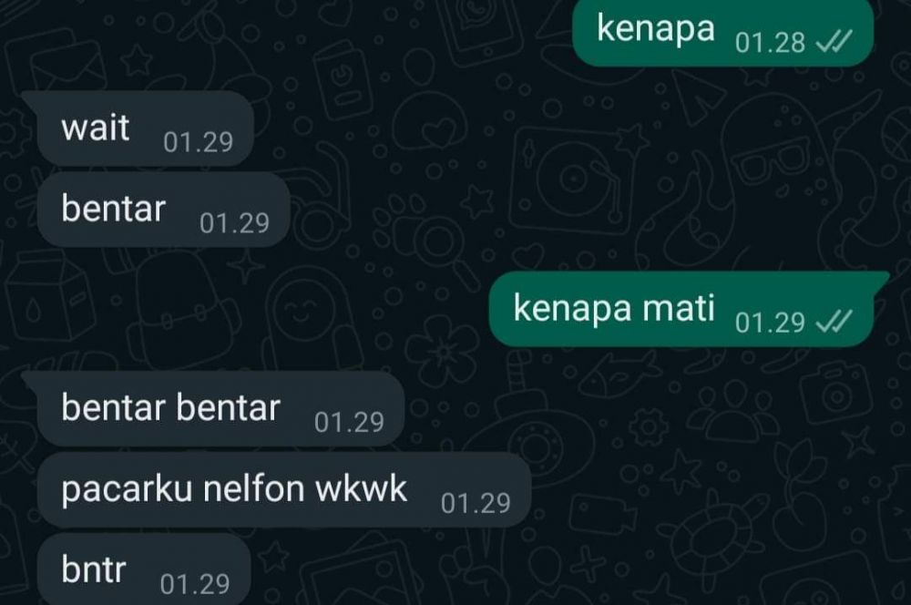 chat nyesek dari gebetan cuma jadi pelampiasan Berbagai sumber