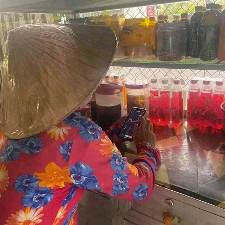 pedagang kocak kalau nggak ada pelanggan © berbagai sumber