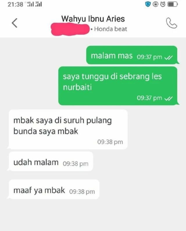 balasan driver ojol ditanya posisi © berbagai sumber balasan driver ojol ditanya posisi © berbagai sumber