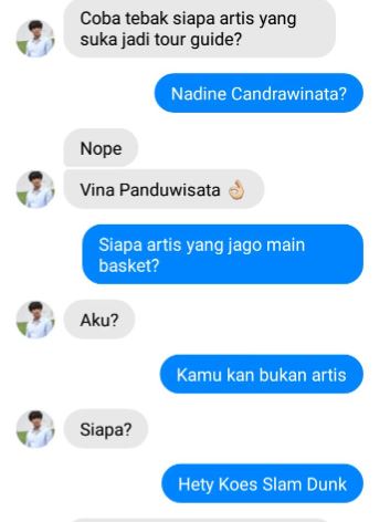 chat lucu tebak-tebakan dengan teman © 2022 berbagai sumber