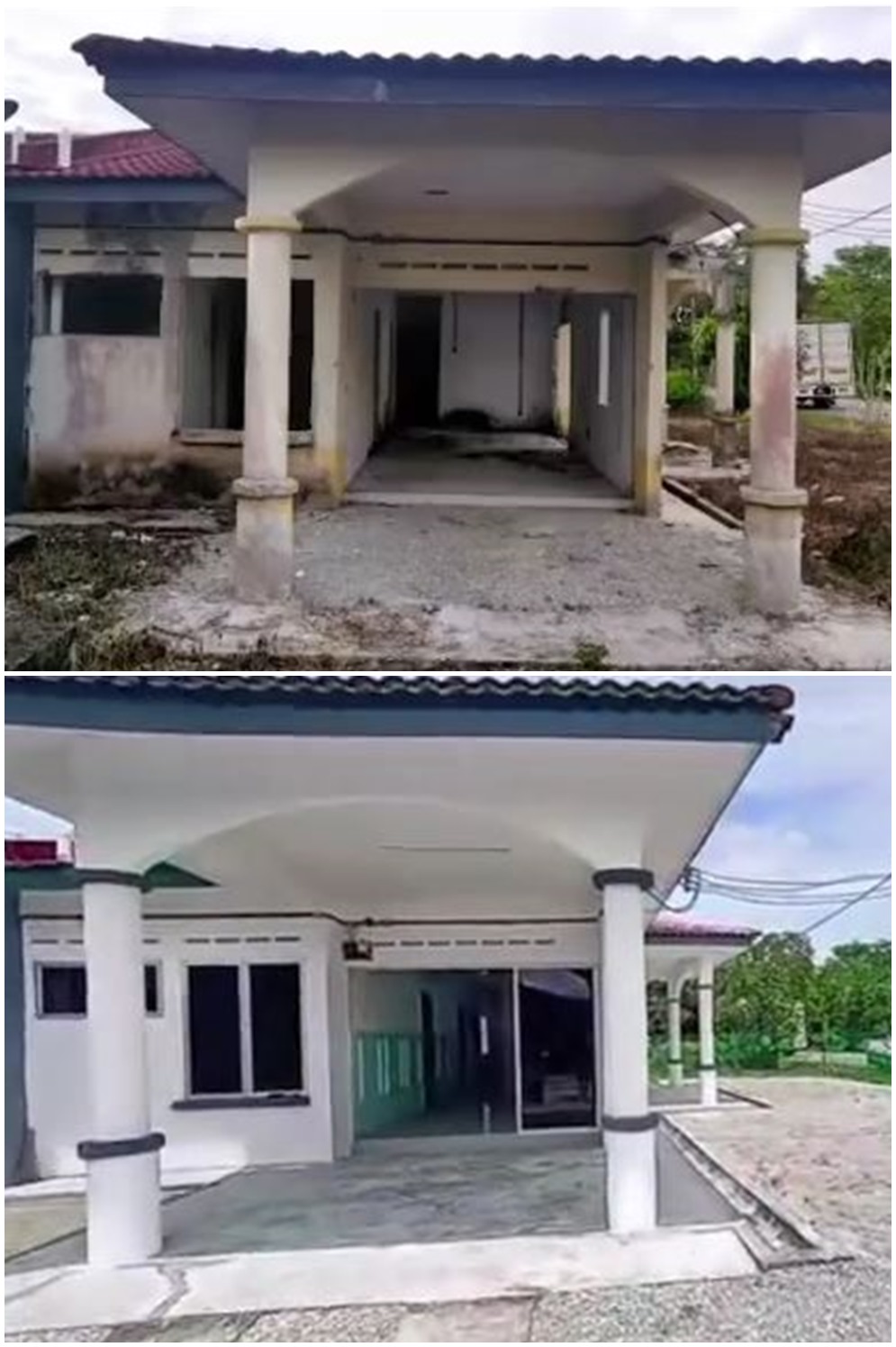 makeover rumah terbengkalai © TikTok makeover rumah terbengkalai © TikTok