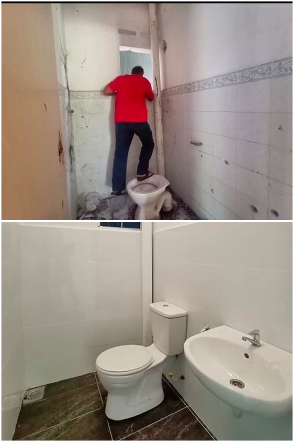 makeover rumah terbengkalai © TikTok