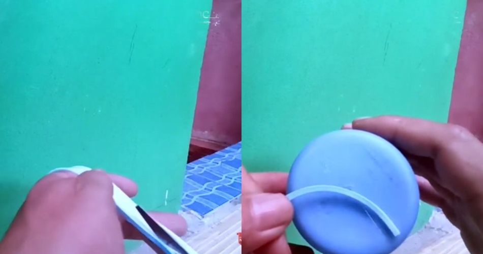 Cara memperbaiki gelas tupperware retak jadi rapat lagi, pakai 1 sampah dapur