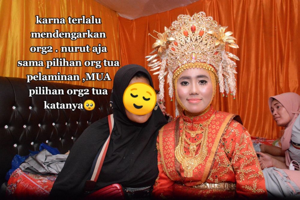 makeup pengantin dipilih orang tua © TikTok
