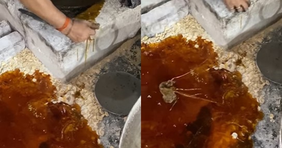 11 Foto pembuatan kue kering khas India ini disebut jorok, langsung diinjak pakai kaki telanjang
