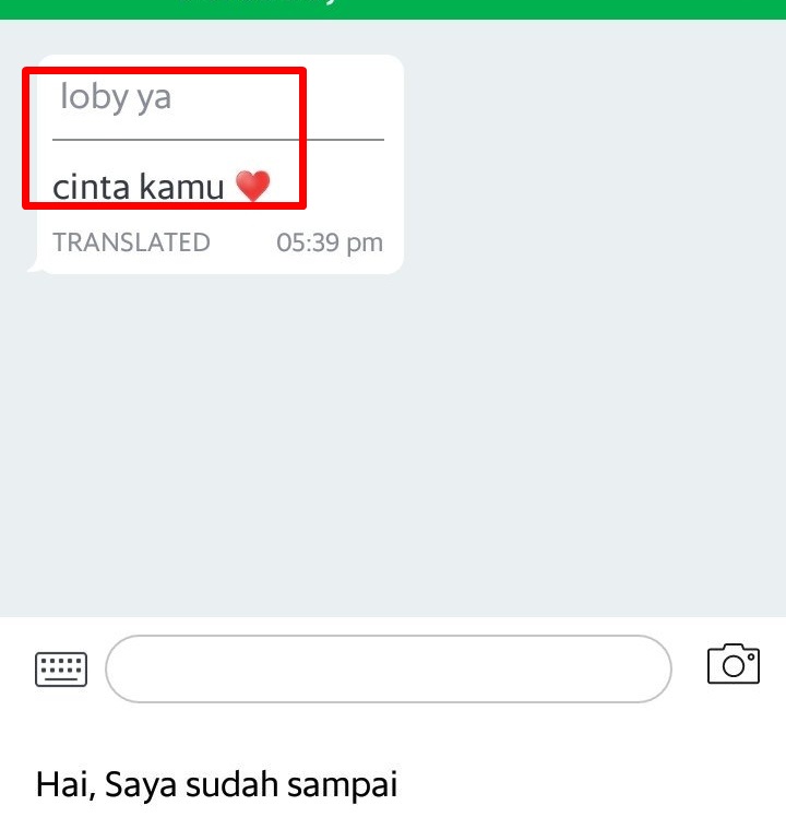 translate nyeleneh di chat ojol © berbagai sumber