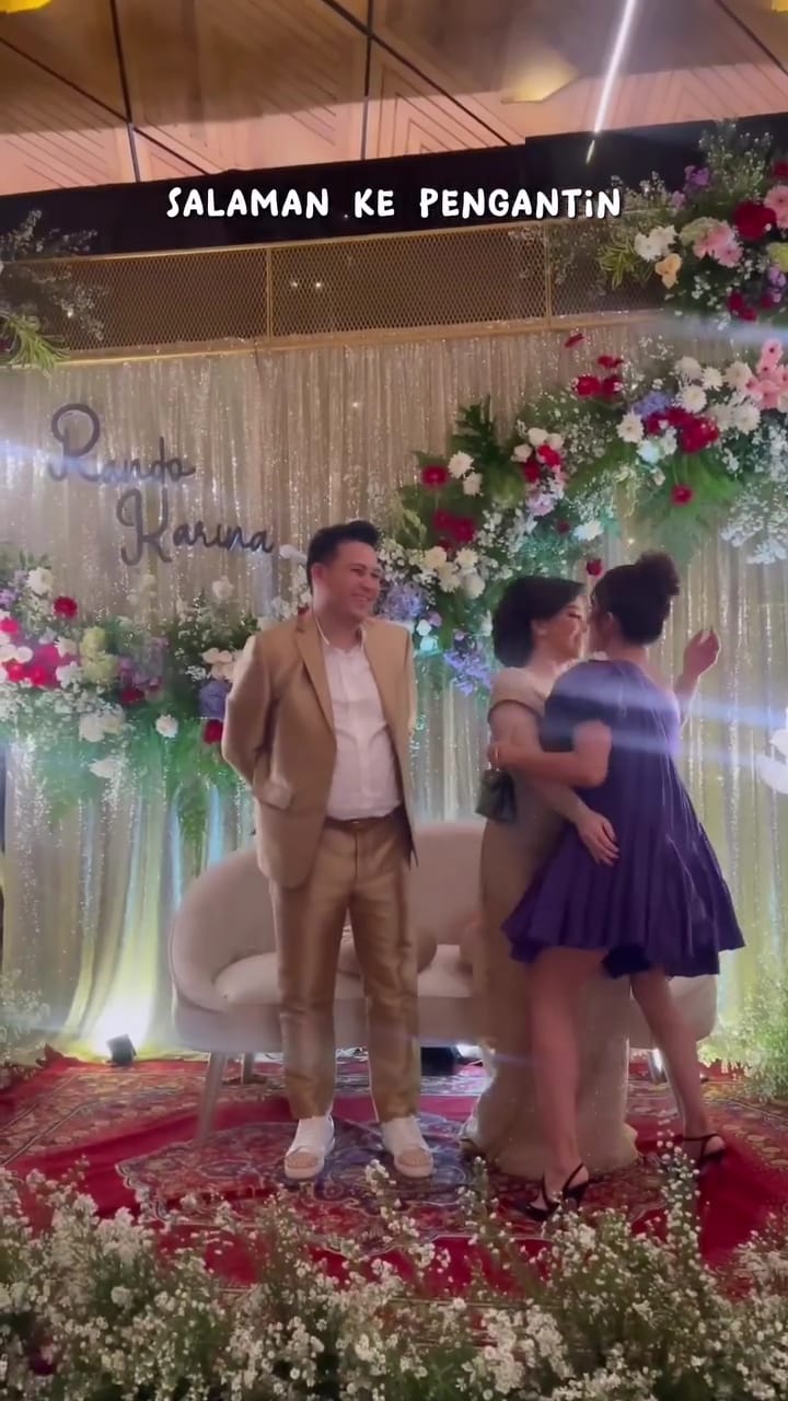 gaya ussy hadir ke kondangan sahabat © instagram