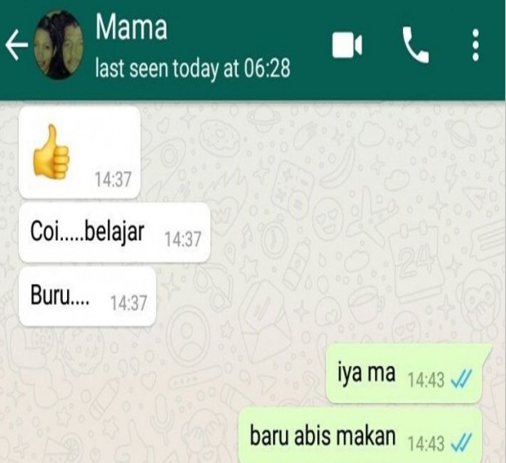 Chat orang tua seperti teman © 2023 brilio.net