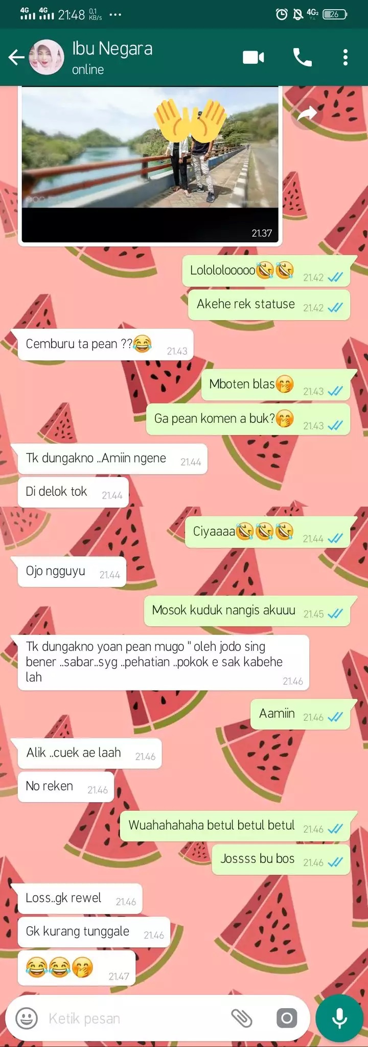 Chat orang tua seperti teman © 2023 brilio.net