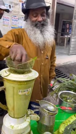 Proses pembuatan jus hijau di India ini disebut paling nggak higienis, ini 11 fotonya
