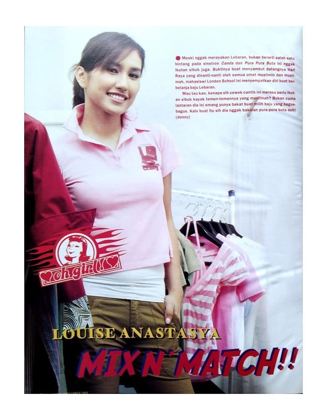 potret awal karier louise anastasya © berbagai sumber potret awal karier louise anastasya © berbagai sumber