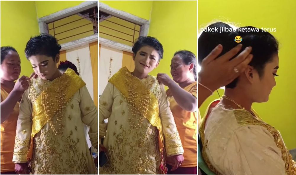 pengantin tomboi © TikTok