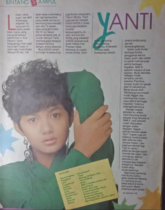beda gaya Cut Tari Krisdayanti di cover majalah © Instagram