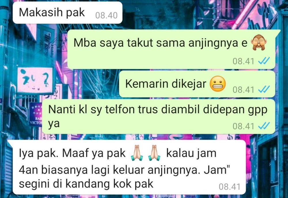 Chat lucu kurir kirim paket © 2023 brilio.net Chat lucu kurir kirim paket © 2023 brilio.net