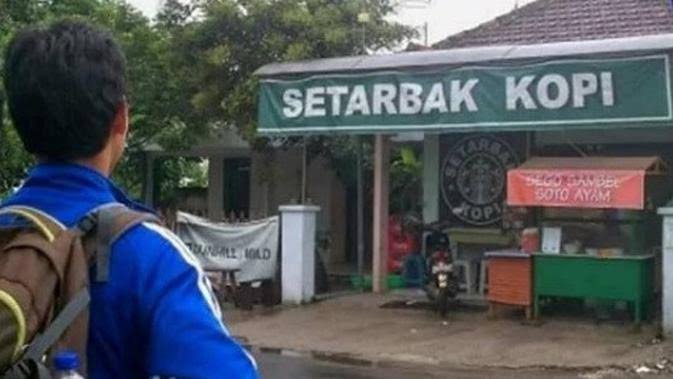 spanduk warung nyeleneh kayak restoran © berbagai sumber