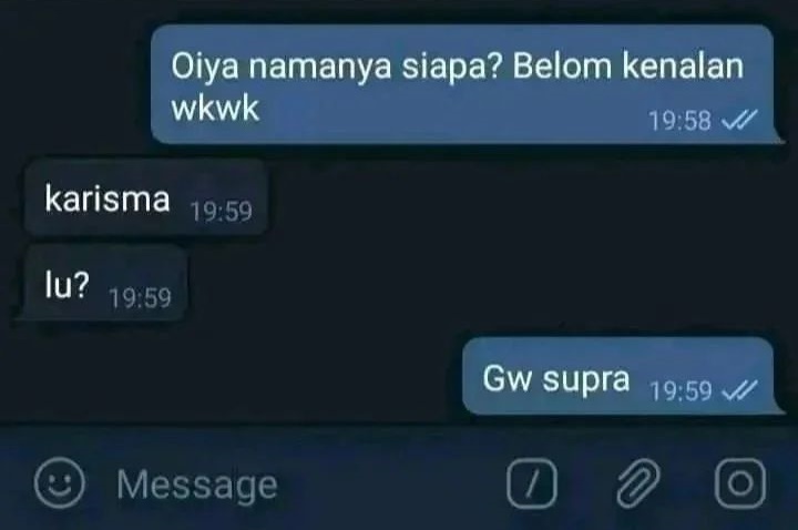 chat tapi balasannya salting nggak nyambung © berbagai sumber chat tapi balasannya salting nggak nyambung © berbagai sumber
