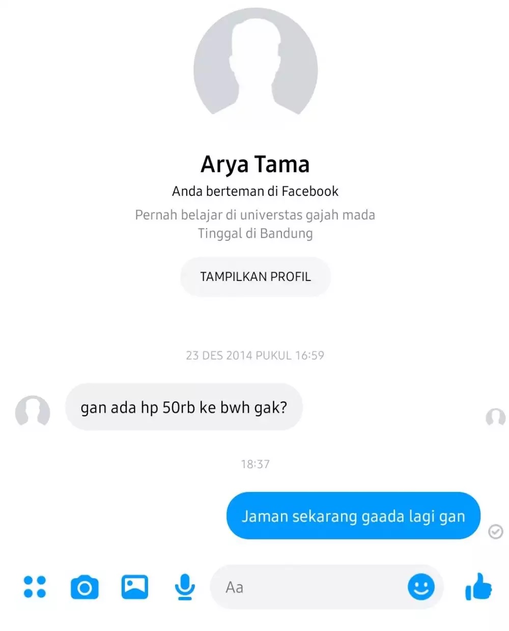 chat dibalas setelah bertahun-tahun © berbagai sumber