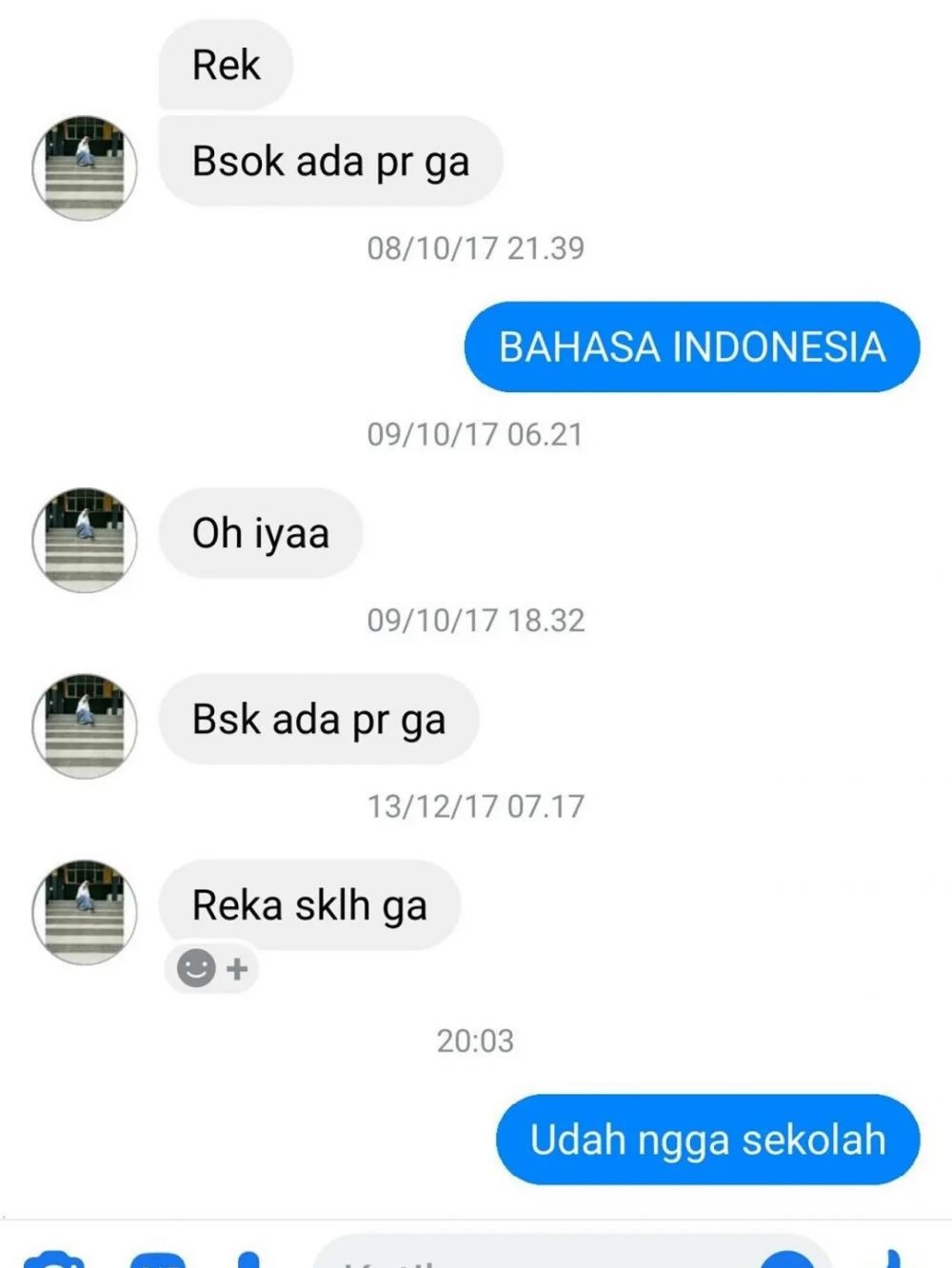 chat dibalas setelah bertahun-tahun © berbagai sumber