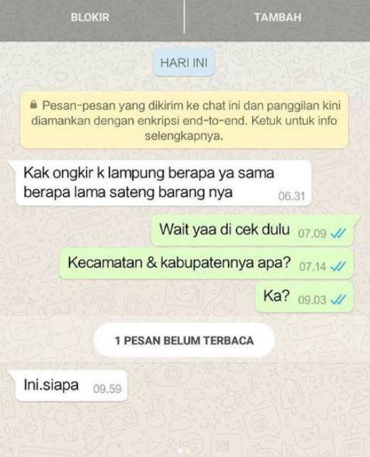 chat salah kirim ini endingnya malah nyesek Berbagai sumber