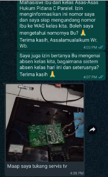 chat salah kirim ini endingnya malah nyesek Berbagai sumber