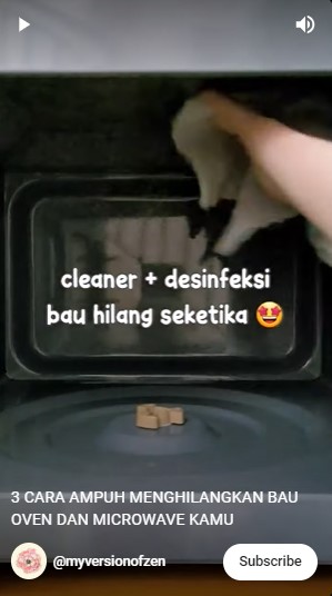 Cara menghilangkan bau tak sedap di oven dan microwave, pakai 3 bahan sederhana