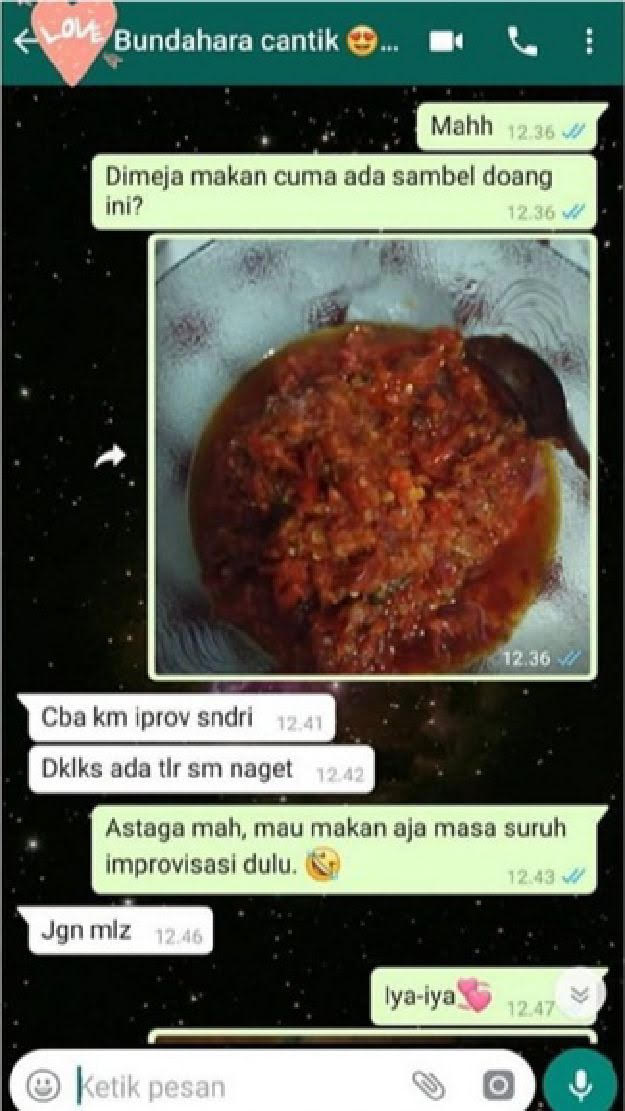 chat lucu suami istri salah paham © berbagai sumber chat lucu suami istri salah paham © berbagai sumber