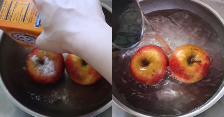 Cuma pakai 1 bahan dapur, ini cara merontokkan lapisan lilin dan pestisida pada apel