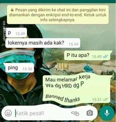 awalan chat pakai huruf P © Berbagai sumber awalan chat pakai huruf P © Berbagai sumber