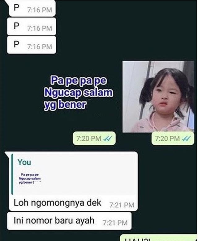 awalan chat pakai huruf P © Berbagai sumber awalan chat pakai huruf P © Berbagai sumber