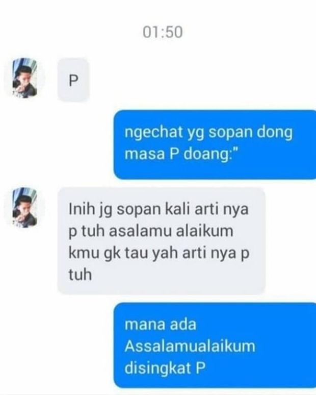 awalan chat pakai huruf P © Berbagai sumber awalan chat pakai huruf P © Berbagai sumber