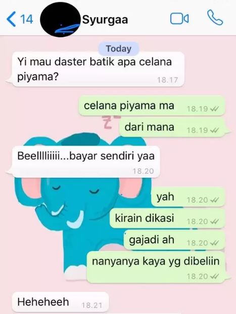 Chat lucu ibu ke anak ini percakapannya nyantai banget Berbagai sumber