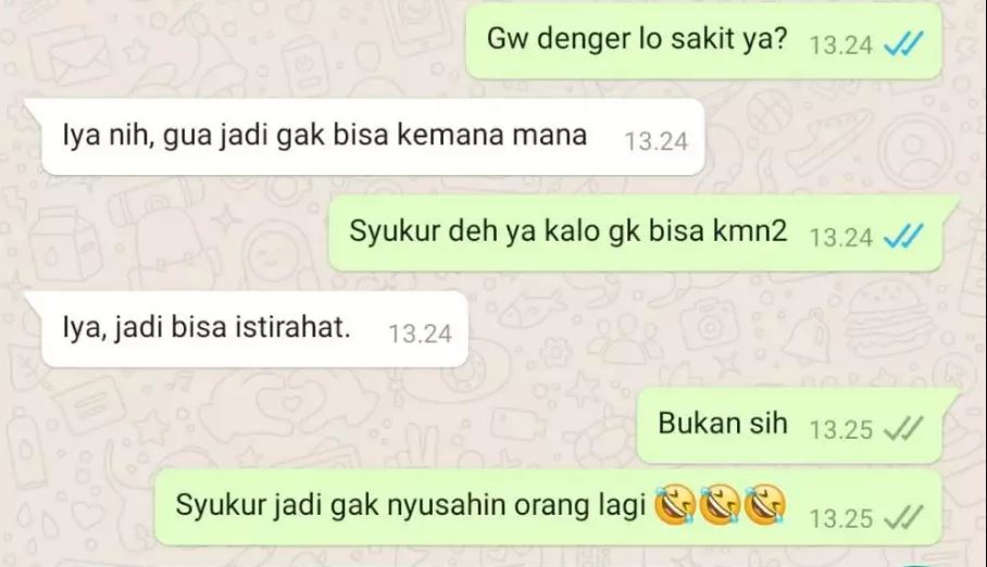 chat lucu dengan bestie Berbagai sumber