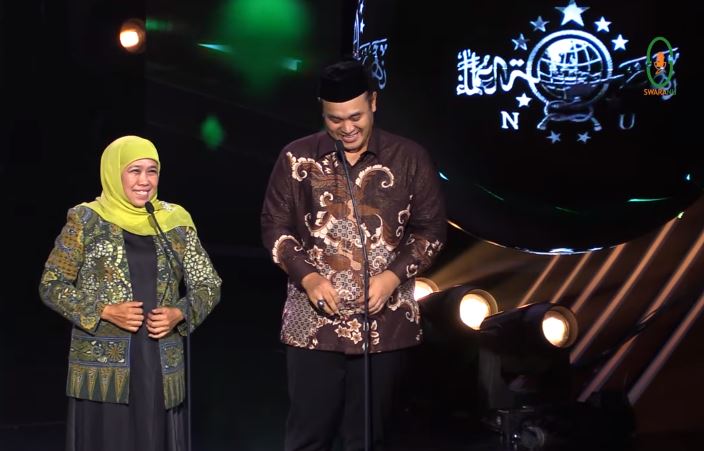 Momen Gilang Dirga tirukan mendiang Gus Dur Berbagai sumber