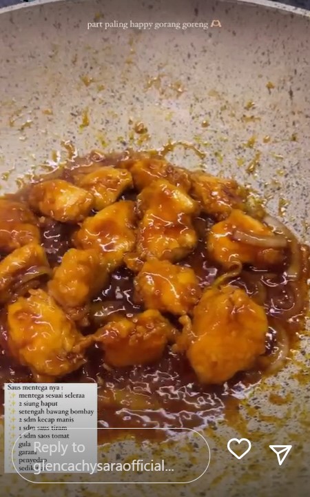 10 Menu lauk buatan Glenca Chysara ini lezat, praktis dan cocok untuk pemula