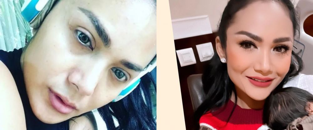 Krisdayanti tanpa vs pakai makeup © Krisdayanti tanpa vs pakai makeup ©