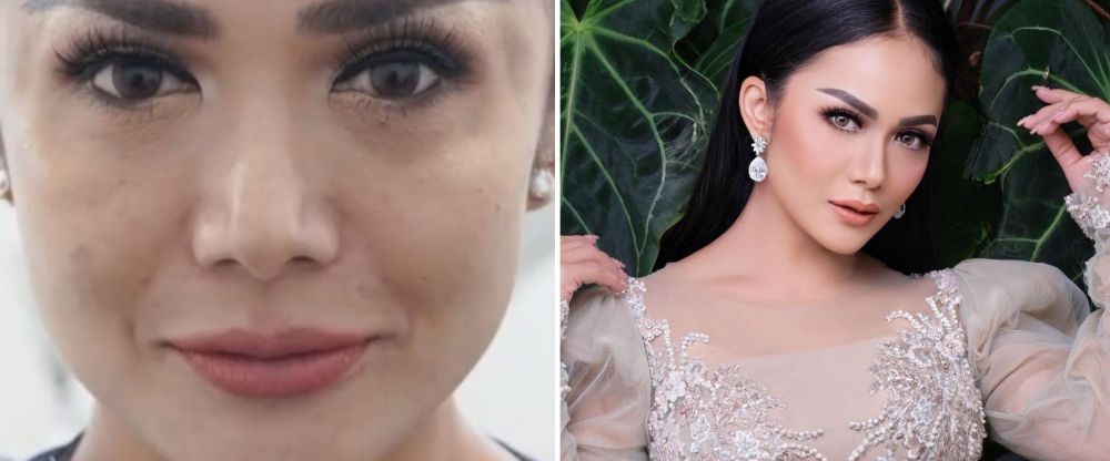 Krisdayanti tanpa vs pakai makeup © Krisdayanti tanpa vs pakai makeup ©