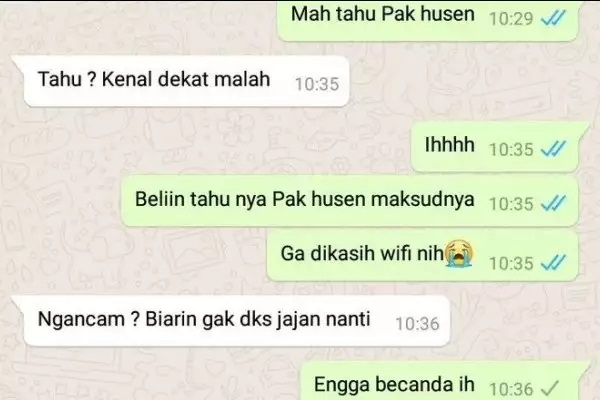 Chat anak ngerjain orang tua © 2023 brilio.net