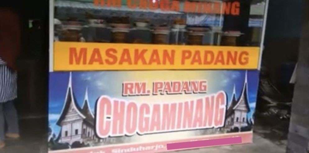 tulisan kocak di warung makan Padang Berbagai sumber