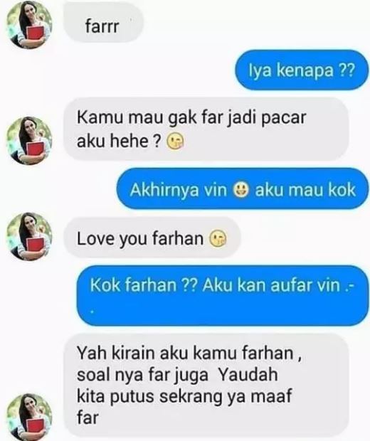 chat lucu minta putus ini malah bikin bingung © 2023 brilio.net