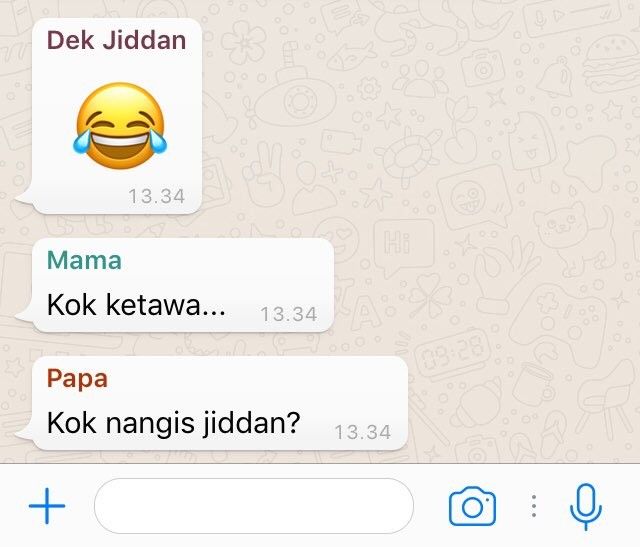 chat typo lucu orang tua ke anak © berbagai sumber