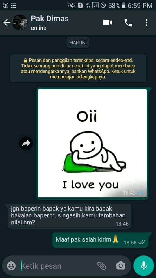 chat salah kirim ke guru © 2023 brilio.net