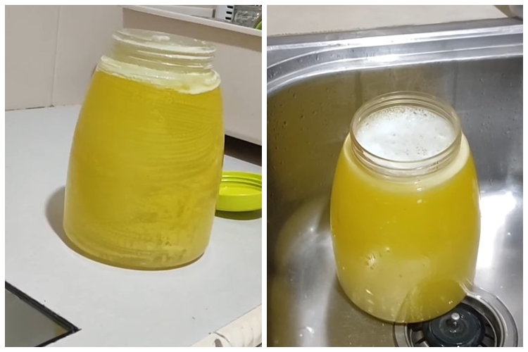 Trik membersihkan noda kunyit di teko plastik, ampuh tanpa sabun cuci piring