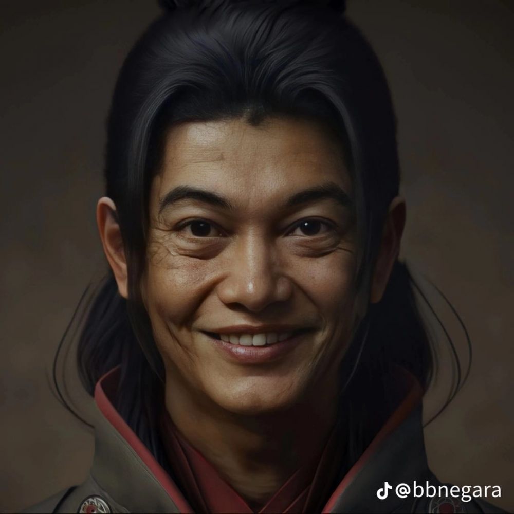 foto editan 7 presiden RI jadi Hokage di serial Naruto TikTok