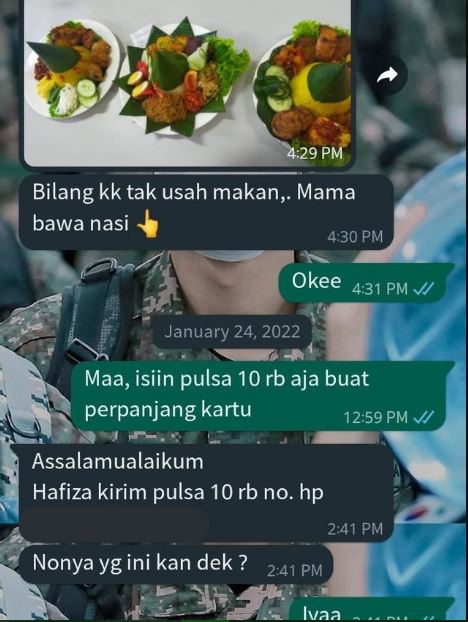 chat lucu orang tua kirim uang ke anak Berbagai sumber