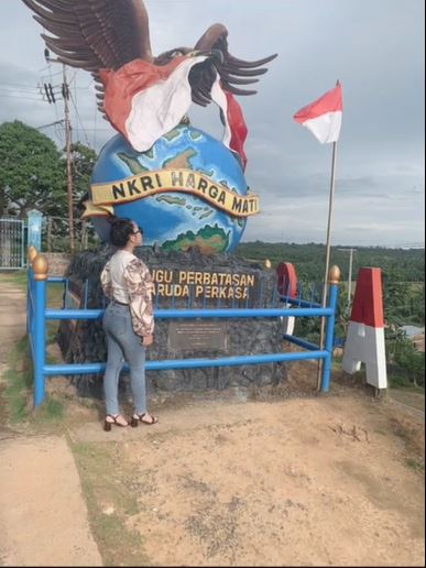 Perbatasan unik Indonesia dan Malaysia di Pulau Sebatik, banyak rumah di atas 2 negara
