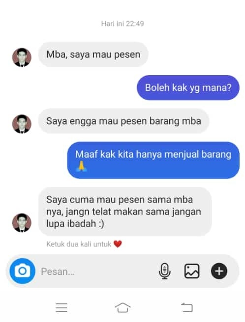 chat ngerjain penjual © Berbagai sumber chat ngerjain penjual © Berbagai sumber