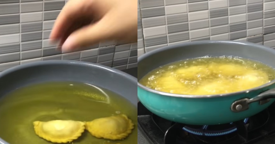 Trik menggoreng pastel agar tidak menyerap banyak minyak dan warnanya nggak belang-belang
