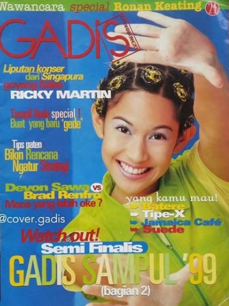 model video klip SO7 di cover majalah © Instagram