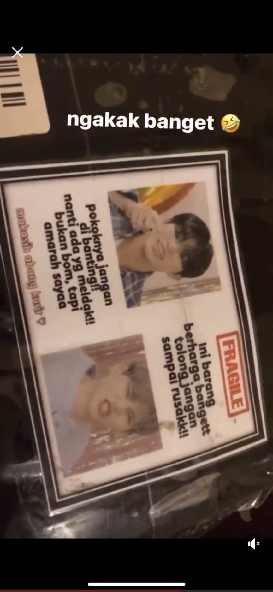 Tulisan lucu pesan jangan dibanting © 2023 brilio.net